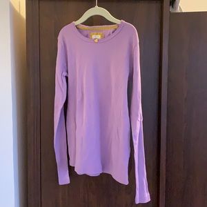 Mini Boden size 11-12 long sleeve tee with rose